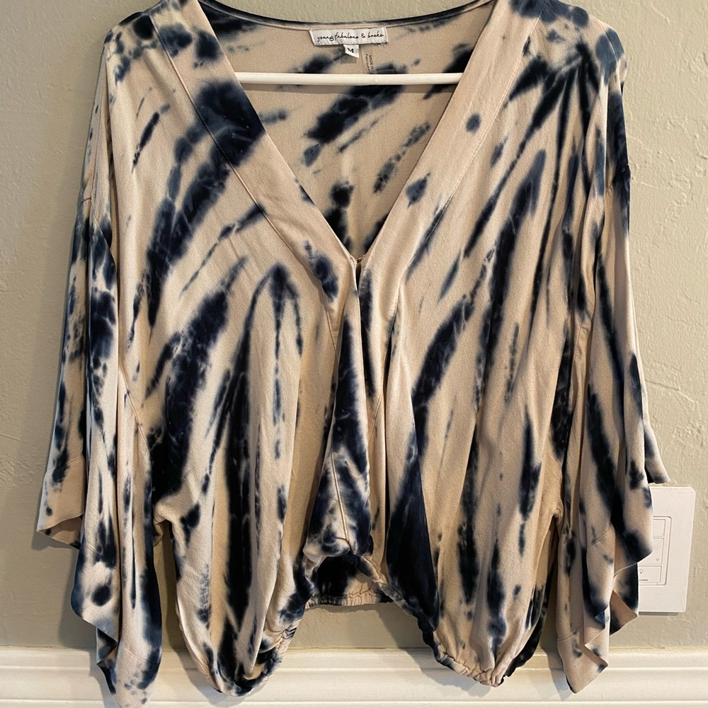 Dressy tie dye top